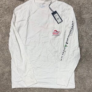 Vineyard Vines Classic White Long Sleeve Tee